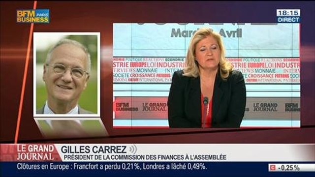 Philippe d'Ornano, co-président d'Asmep-ETI, et Gilles Carrez, président de la Commission des Finances à l'Assemblée, dans Le Grand Journal - 08/04 1/4