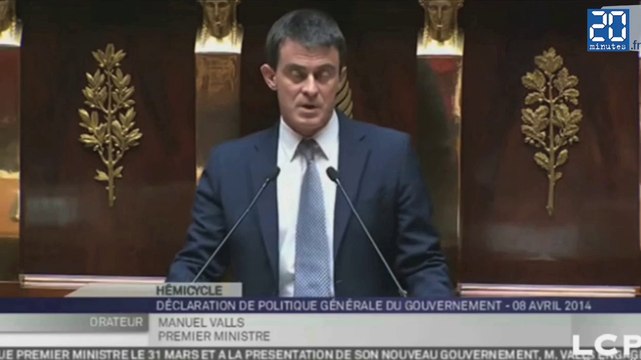 Valls vient chercher la confiance à l'Assemblée nationale