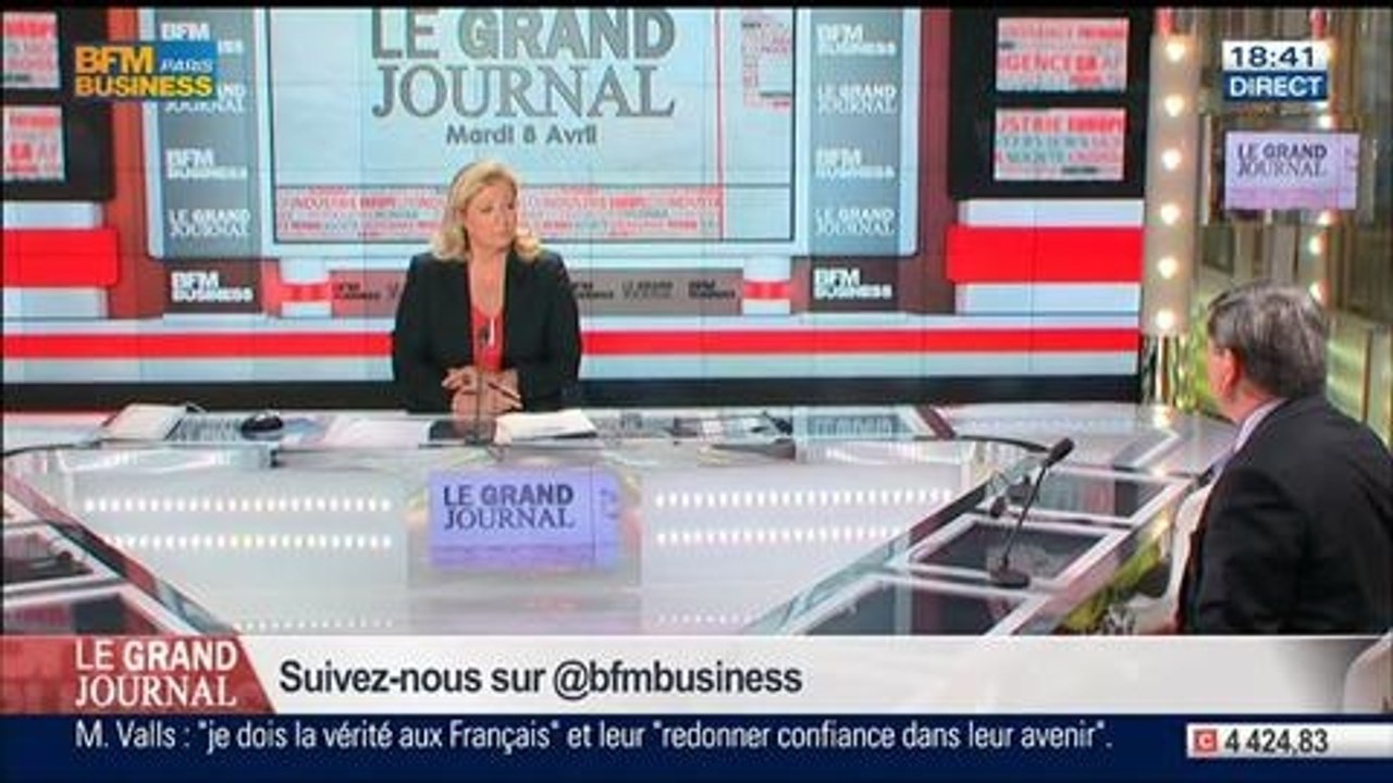 Gérard Rameix, président de l'Autorité des Marchés Financiers, dans Le Grand Journal - 08/04 3/4