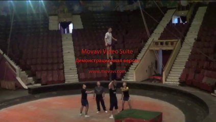 new acrobatic troupe practice