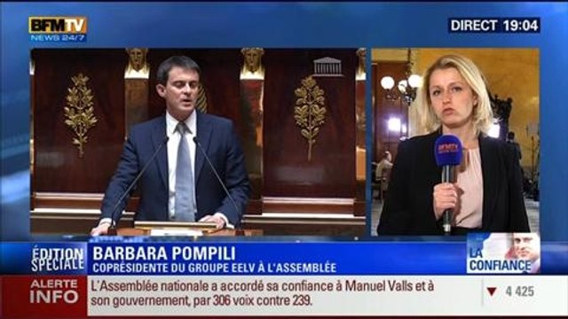 19H Ruth Elkrief - Édition spéciale: Barbara Pompili réagit au discours de Manuel Valls à l'Assemblée nationale - 08/04