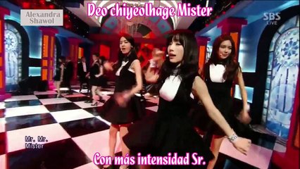 Girls Generation Mr Mr Live (Sub Esp)
