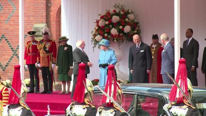 Presidente irlandês visita o Reino Unido