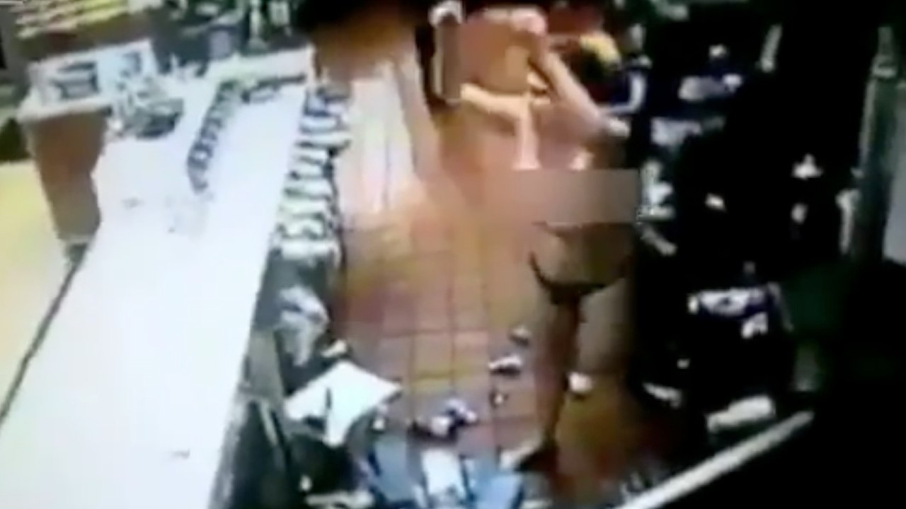 Naked Woman Destroys Florida McDonald's
