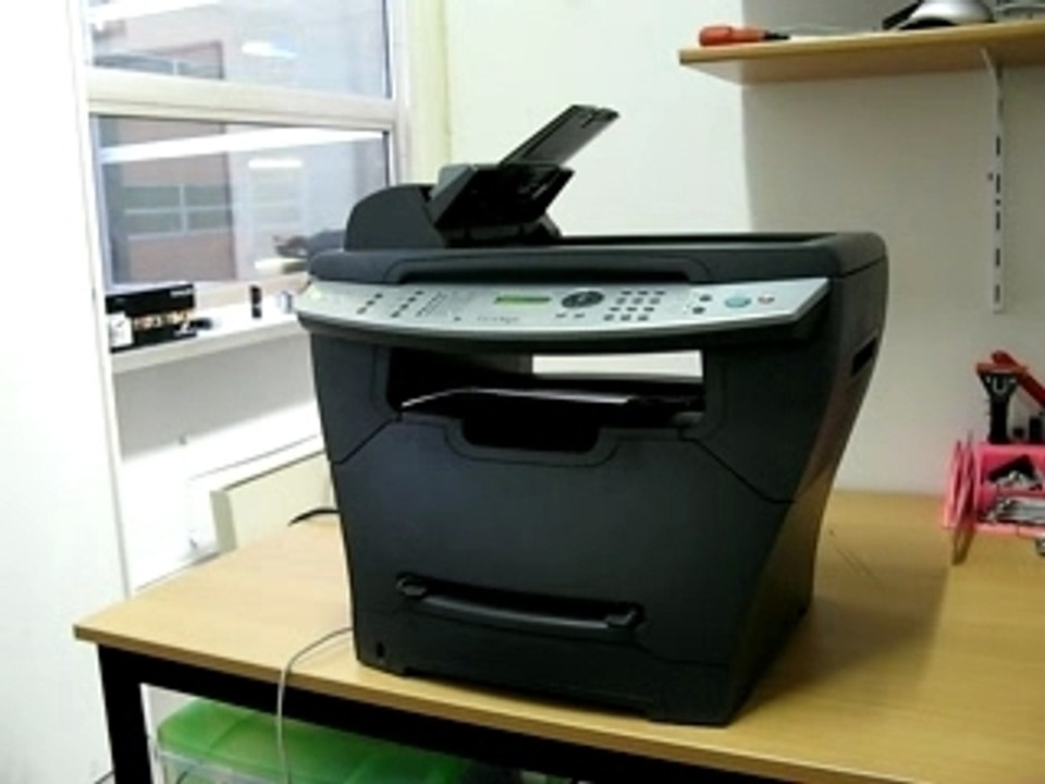 Lexmark x342n : débit