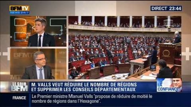 Le Soir BFM: Discours de politique générale: Manuel Valls propose une vaste réforme territoriale - 08/04 2/2