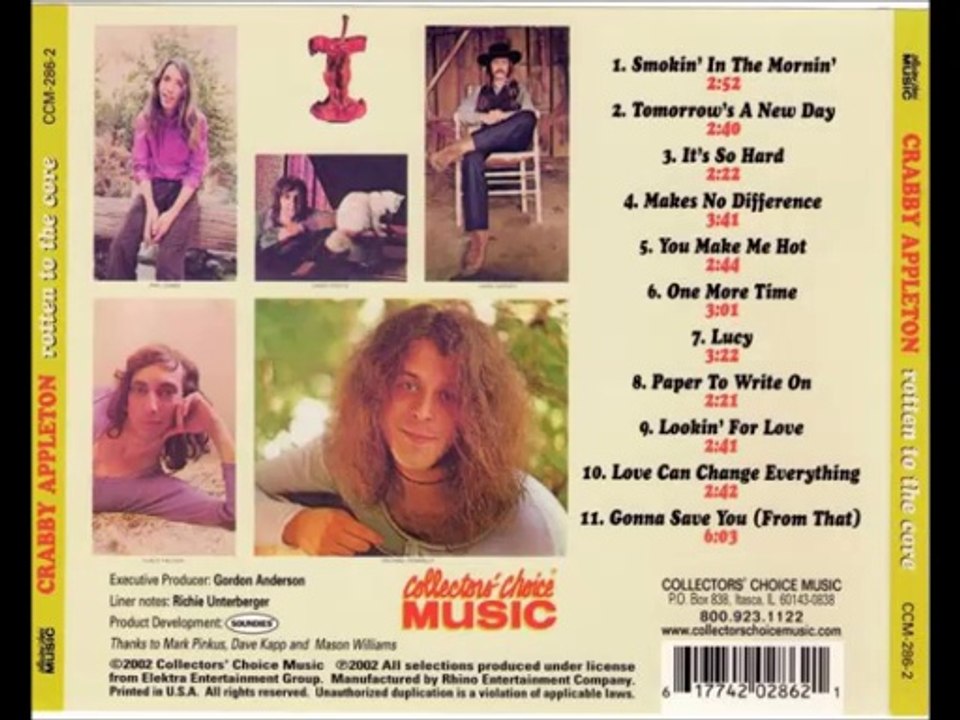 Crabby Appleton "It's So Hard"1971 US Rock