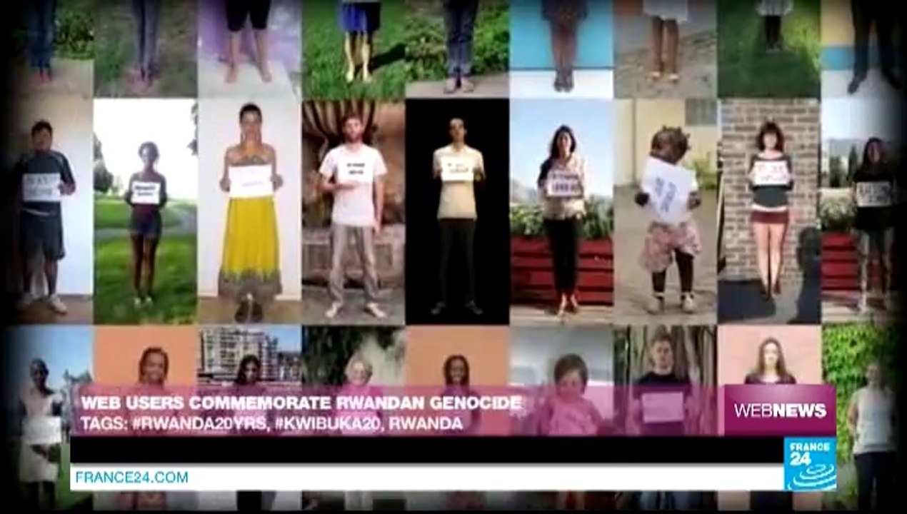 Web News - Web users commemorate the Rwandan ge...