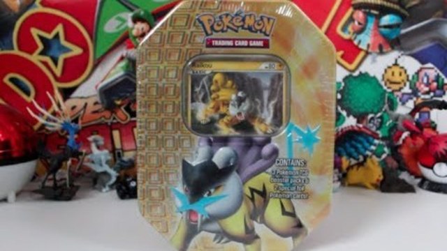 Opening A Pokemon Heart Gold And Soul Silver Raikou Tin!