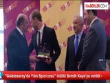''Galatasaray'da Yılın Sporcusu'' ödülü Semih Kaya'ya verildi -