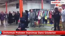 Üniformalı Polisten İnanılmaz Dans Gösterisi!