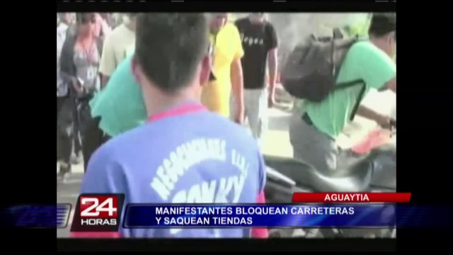 Mineros ilegales toman carreteras y queman viviendas en Madre de Dios