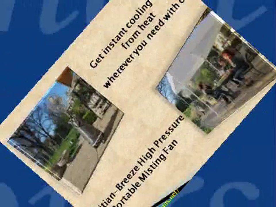 Portable Misting Fans - Ultimate cooling solutions