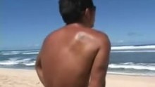 Nice Man Body Under the Summer Sun