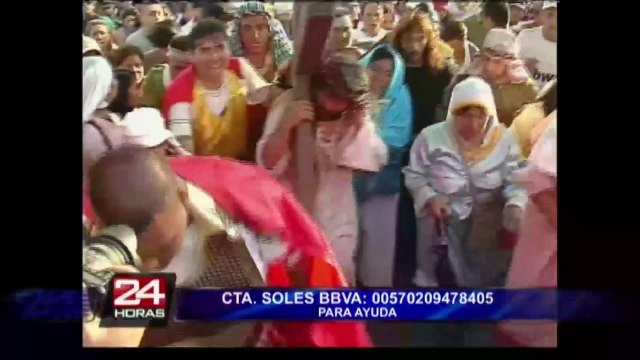 Cristo Cholo pide ayuda para hacer Vía Crucis en Semana Santa
