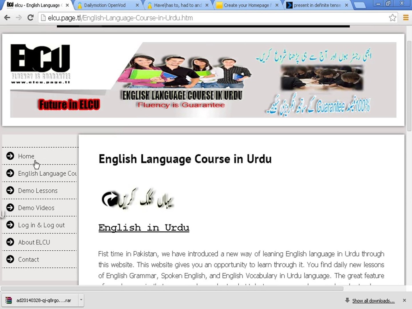 Complete English language course in Urdu- Do Watch