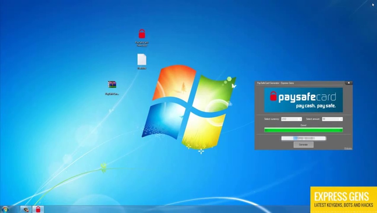 April 2014 PaySafeCard Code Generator- 100% Working and Free