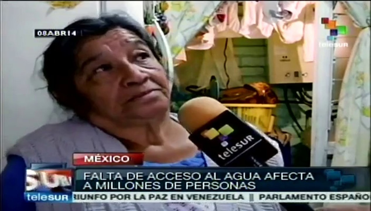 Falta de agua afecta a millones de mexicanos en la capital
