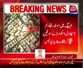 Bomb defused in Karachi's Khalid bin Waleed