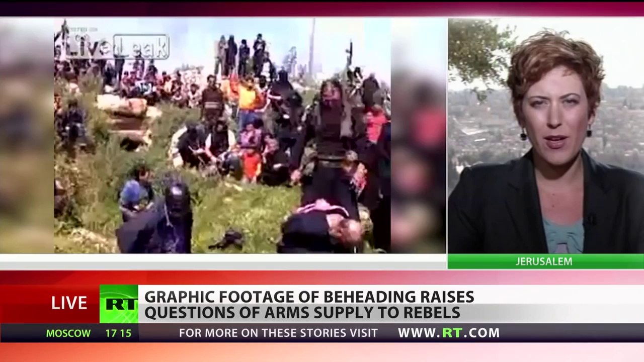 Horrific video of beheading raises questions of arms supply to Syrian rebels