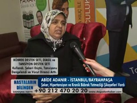 ŞEKER - HİPERTANSİYON - KRONİK BÖBREK YETMEZLİĞİ RAHATSIZLIĞI VARDI ŞİFALI BİTKİLERİ KULLANDI