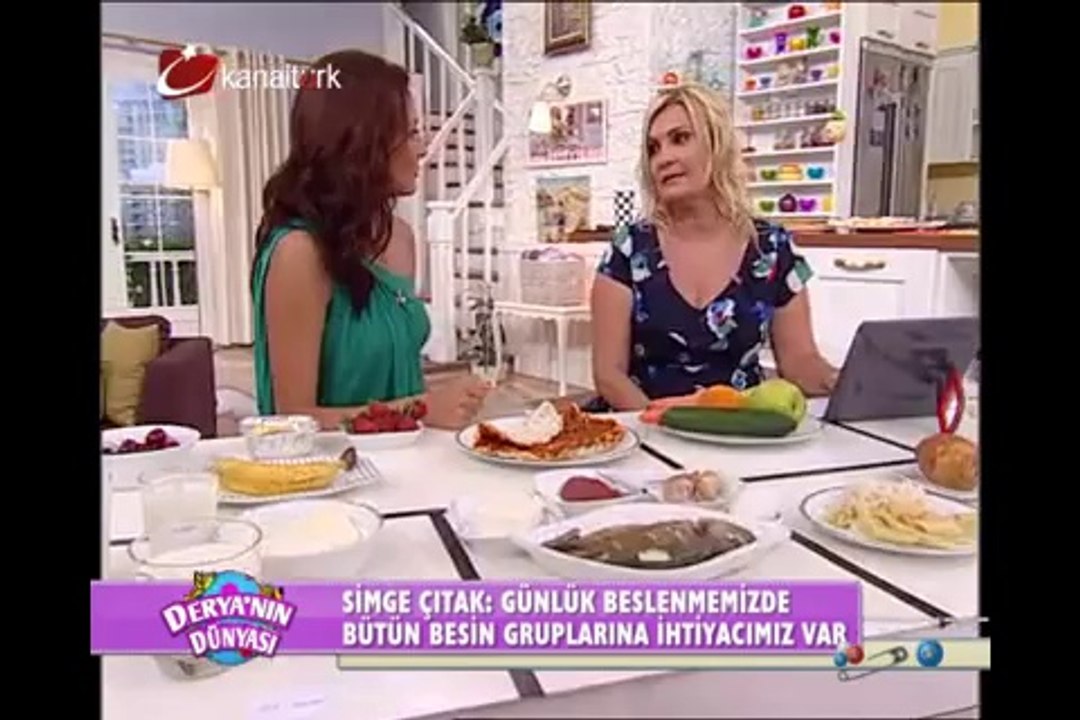 Uzman Diyetisyen Simge Çıtak'tan öneriler (Derya'nın Dünyası)