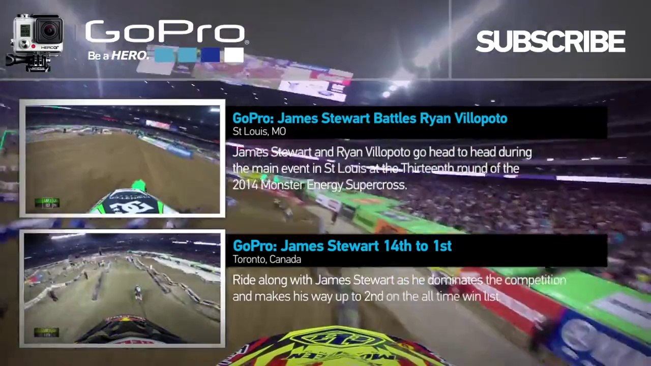 GoPro - Supercross from Houston - Malcolm Stewart  - 2014 Monster Energy