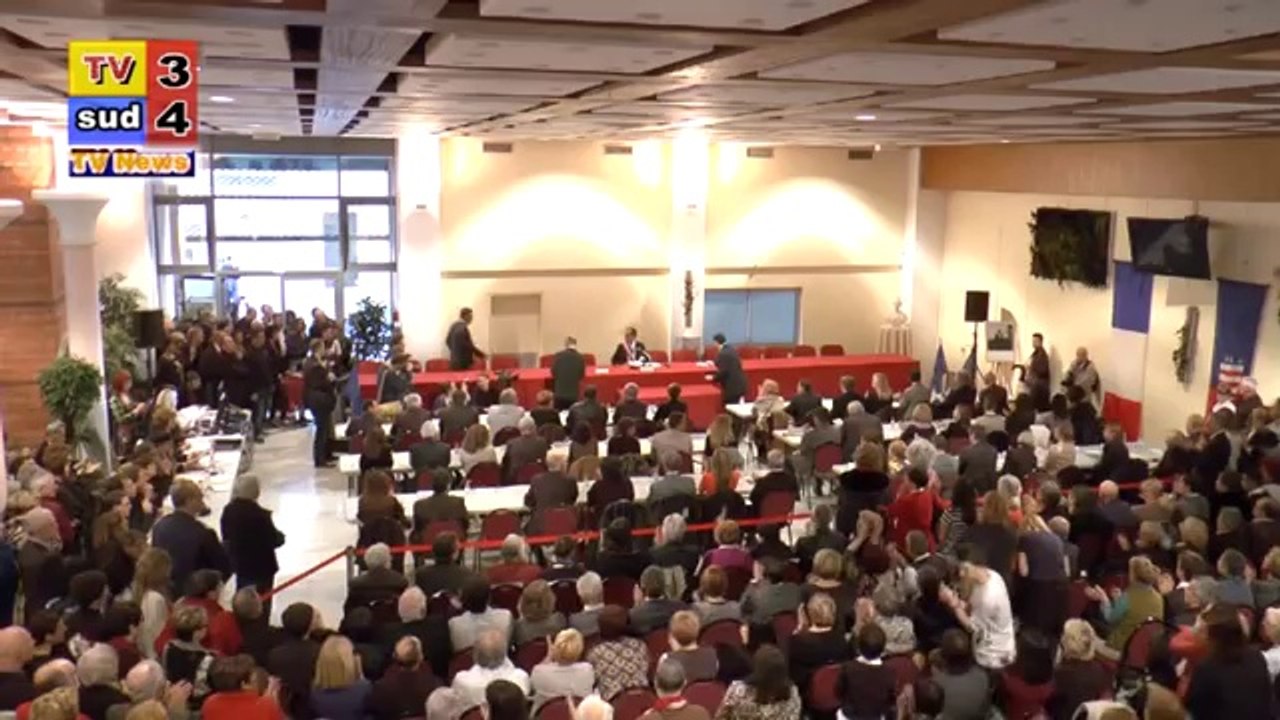 BEZIERS - 2014 - Investiture municipales 2014 - Robert MENARD - Une vidéo TV SUD 34 de Patrick MATHIEU