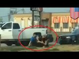 Viral video arrest of hit-and-run driver Brian Williams by Oklahoma police sparks brutality claims