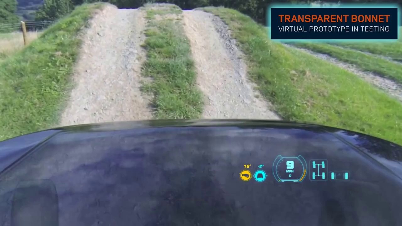 Land Rover Reveals Transparent Bonnet Concept
