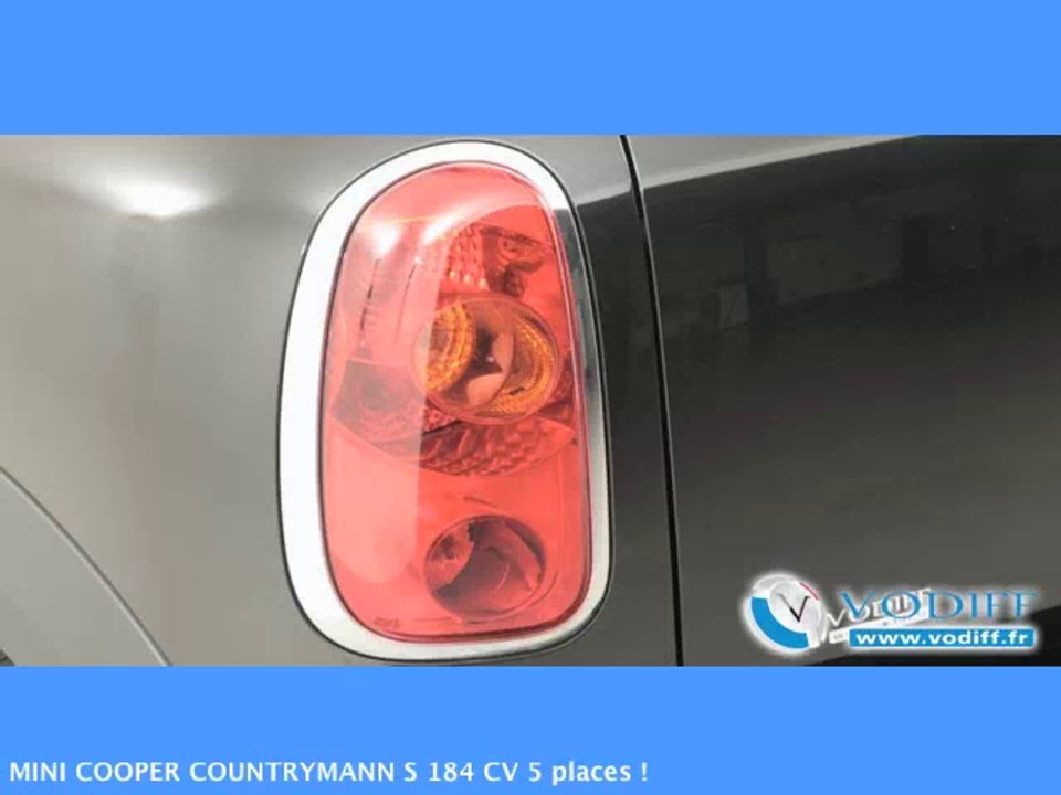 VODIFF : MINI OCCASION ALSACE : MINI COOPER COUNTRYMANN S 184 CV 5 places !