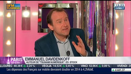 Le Paris d'Emmanuel Davidenkoff, auteur du livre "Le tsunami numérique", dans Paris est à vous – 09/04