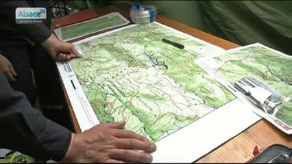 Exercice de sécurité civile au Hartmannswillerkopf