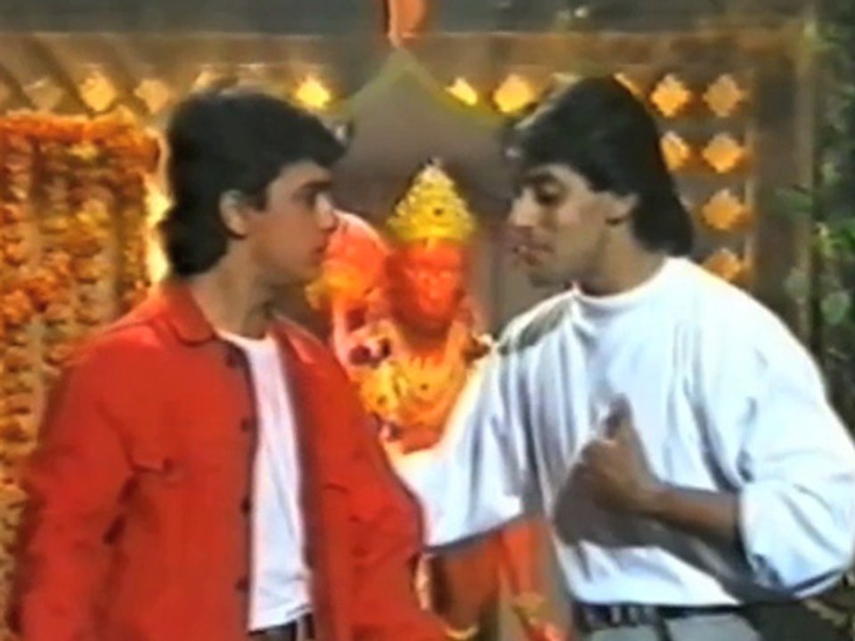 Rare Footage Of Andaaz Apna Apna Making