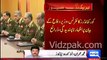 Corps Commanders Conference ends -  expressed displeasure over Khwaja Asif's statement