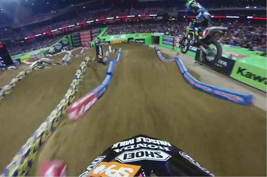 GoPro - Supercross from Houston - Justin Barcia  - 2014 Monster Energy