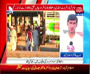 Islamabad Fruit Market Blast initial report