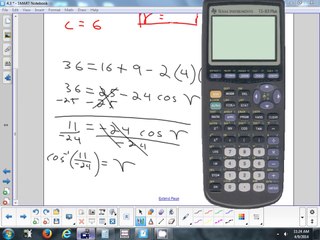 4.3 Law of Cosines 4-9-14