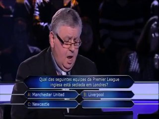 O Conhecedor da Premier League no Quem Quer Ser Milionário