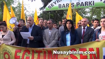 Nusaybin Eğitim-sen seçim hilelerini protesto etti