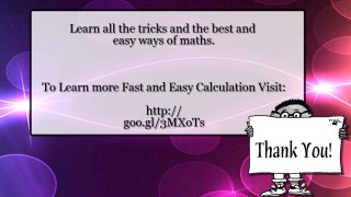 trick vedic maths magic tricks Fast Calculator