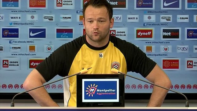 Geoffrey Jourdren avant MHSC-OM (33e journée L1)