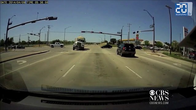 Percuté par une bétonneuse, il s'en sort indemne