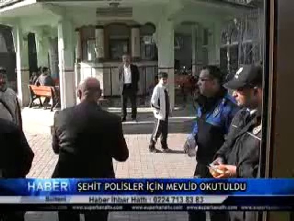 ŞEHİT POLİSLER İÇİN MEVLİD OKUTULDU