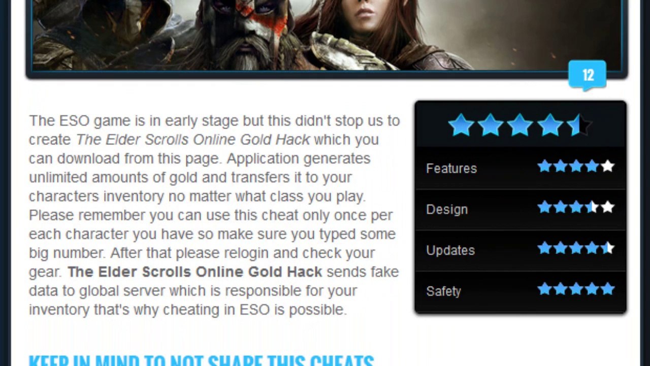 Telecharger The Elder Scrolls Online Gold Generator