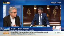 BFM Story: Discours de politique générale: le fond de la logique économique libérale de Manuel Valls - 09/04
