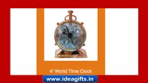 ANTIQUE BRASS TABLE CLOCKS - Get Excusive Handcrafted Gifts for you Employees this Diwali.