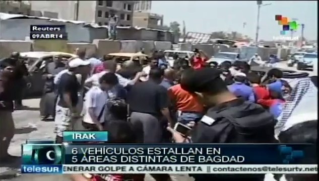 Irak: mueren 13 y son heridas 90 personas en varios atentados