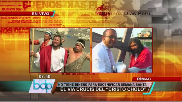 Vía Crucis del Cristo Cholo : Necesitan apoyo para escenificar semana santa
