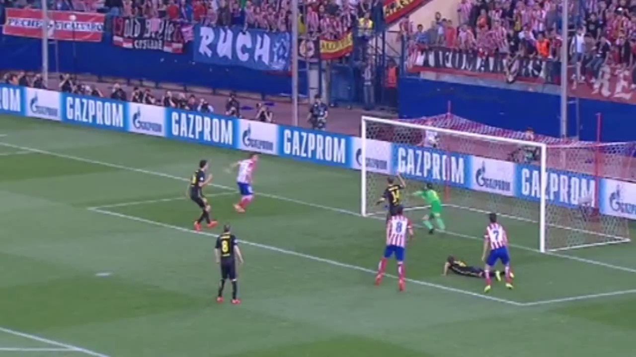 Koke Goal ~ Atlético  Madrid vs FC Barcelona 1-0  ( UCL  ) 9-4-2014   HD